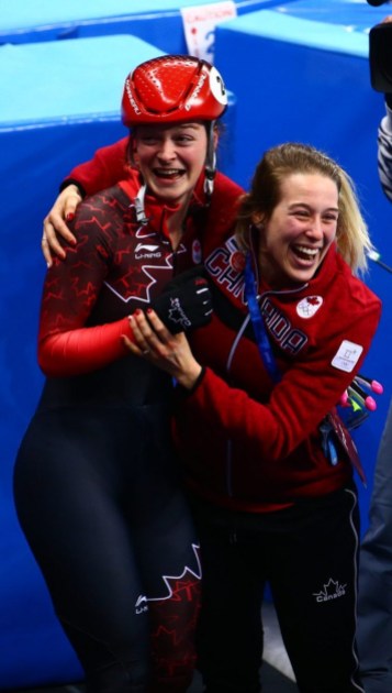 Team Canada Kim Boutin Marianne St-Gelais PyeongChang 2018 Team Canada Kim Boutin Marianne St-Gelais PyeongChang 2018