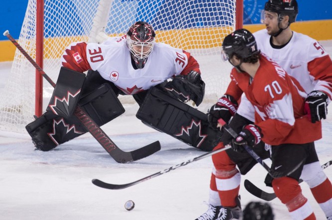 Team Canada Ben Scrivens PyeongChang 2018