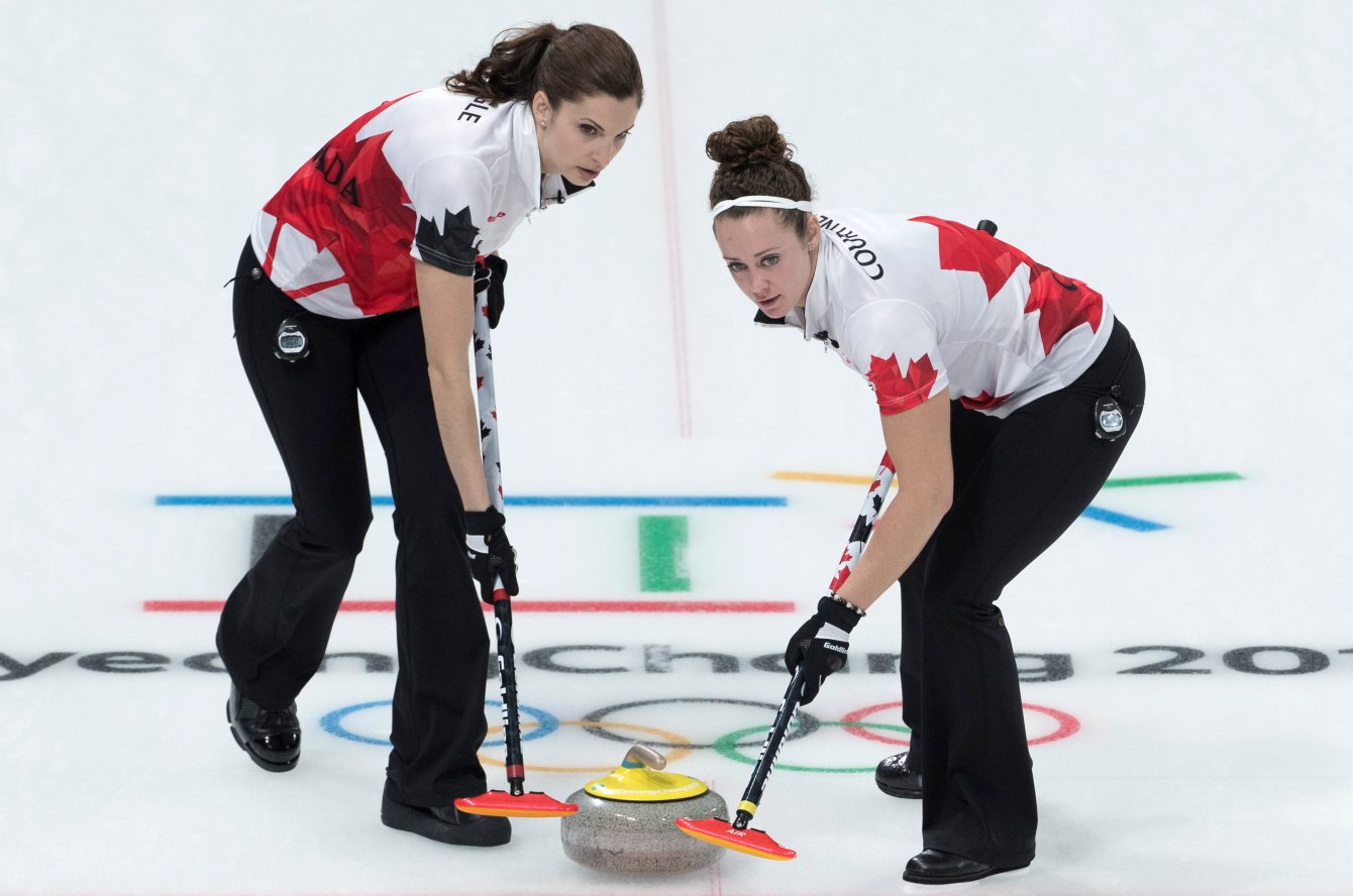 Team Canada Lisa Weagle Joanne Courtney PyeongChang 2018