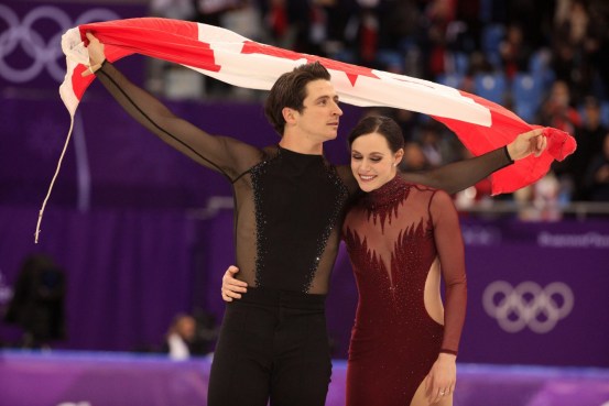 Canada's Scott Moir and Tessa Virtue skate their way to gold in the ice dance free dance program at the PyeongChang 2018 Olympic Winter Games in Korea, Tuesday, February 20, 2018. THE CANADIAN PRESS/HO - COC Ð