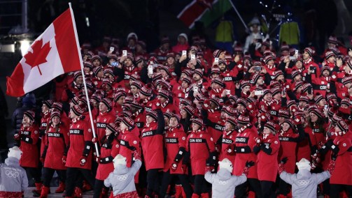 PyeongChang 2018 Team Canada Opening Ceremony