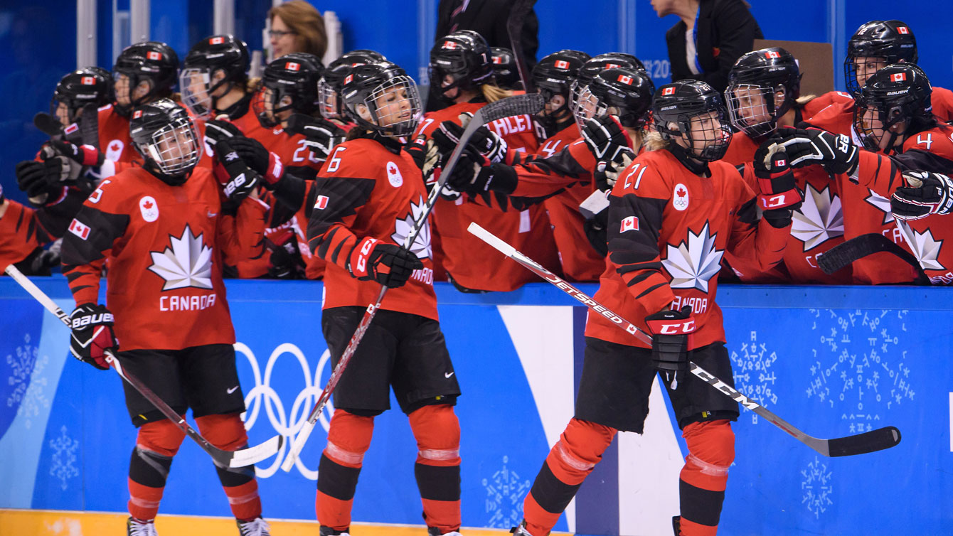 Team Canada begins women's hockey tournament with shutout win - Team
