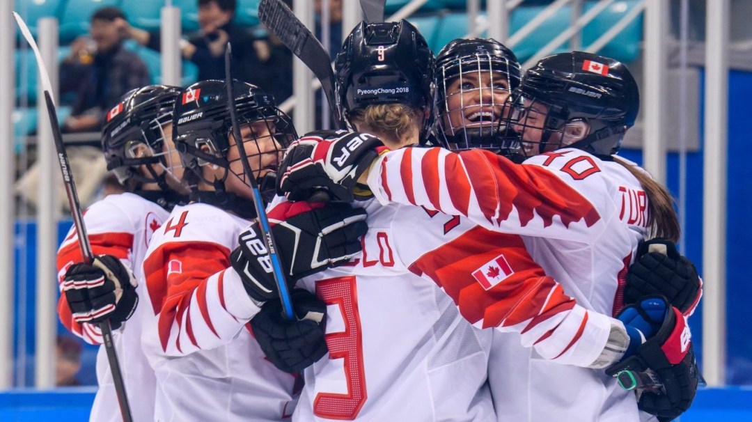 Team Canada womens hockey PyeongChang 2018