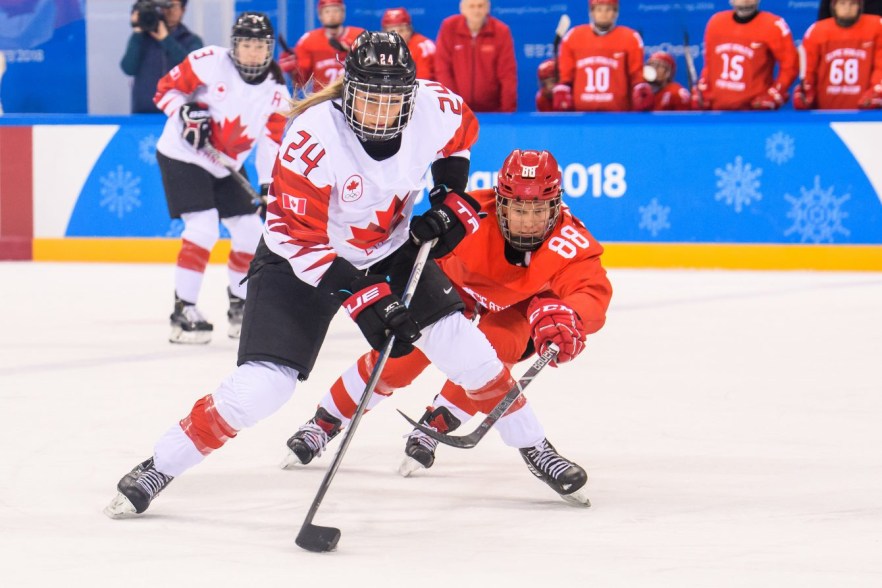 Team Canada Natalie Spooner hockey PyeongChang 2018 Team Canada Natalie Spooner hockey PyeongChang 2018