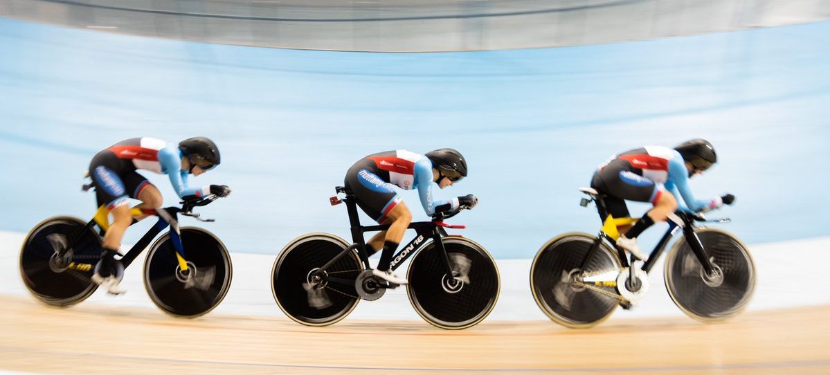 Team Canada wins two team pursuit silver medals at track cycling World