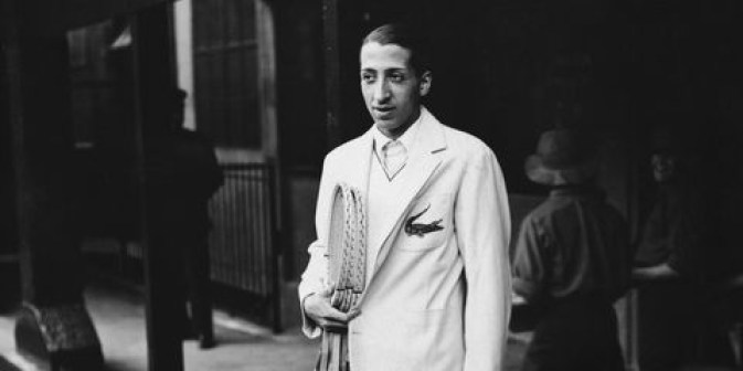 René Lacoste poses for the cameras