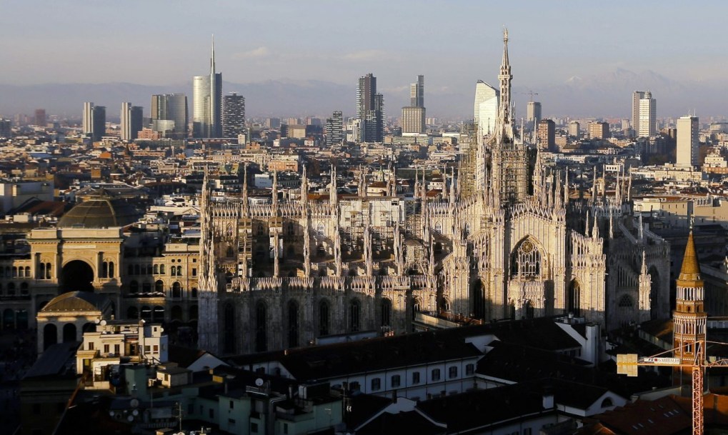 Skyline of Milan
