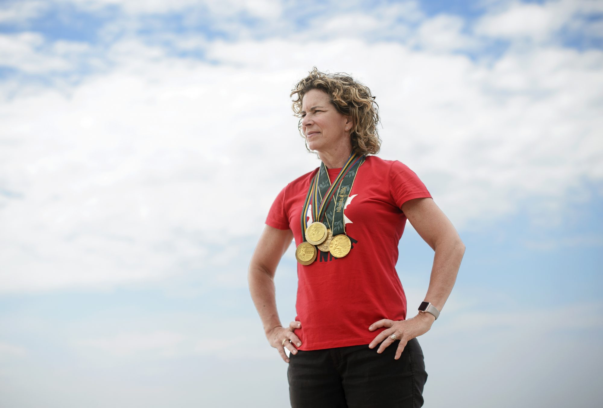 TORONTO, Ont. (28/06/19) - Team Canada's Chef de Mission for the Tokyo 2020 games Marnie McBean poses for a portrait at the Argonauts Rowing Club on June 28, 2019. Photo by Andrew Lahodynskyj