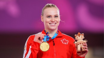 Ellie Black with medal