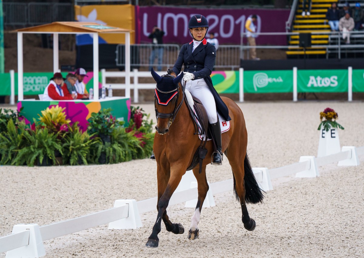 Canadian Equestrian Team Members Alexi Dorolisa
