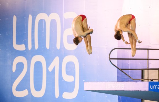 team-canada-diving Vincent Riendeau and Nathan Zsombor-Murray diving