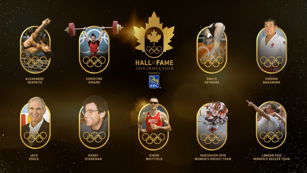 2019 Canadian Olympic Hall of Fame Inductees