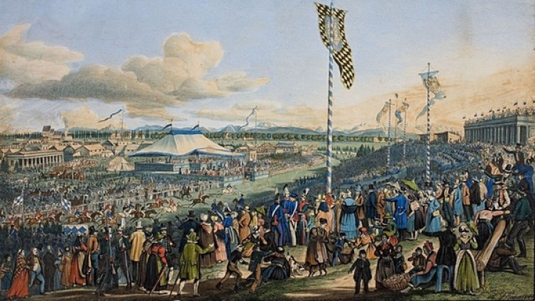 Team Canada Oktoberfest Horse races at Oktoberfest in Munich in 1823