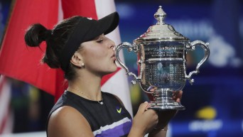 Andreescu happy to earn first main draw win at Wimbledon