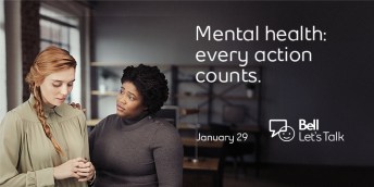 Bell Let's Talk Day January 29th - Mental health: every action counts