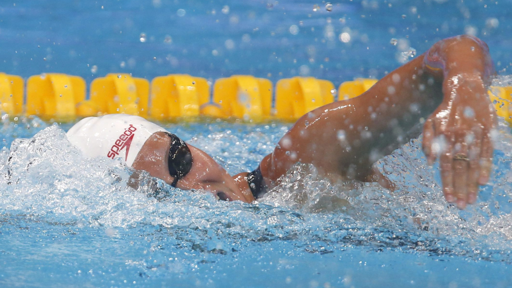 Sydney Pickrem Is Golden At Fina Champions Swim Series In China Team Canada Official Olympic Team Website
