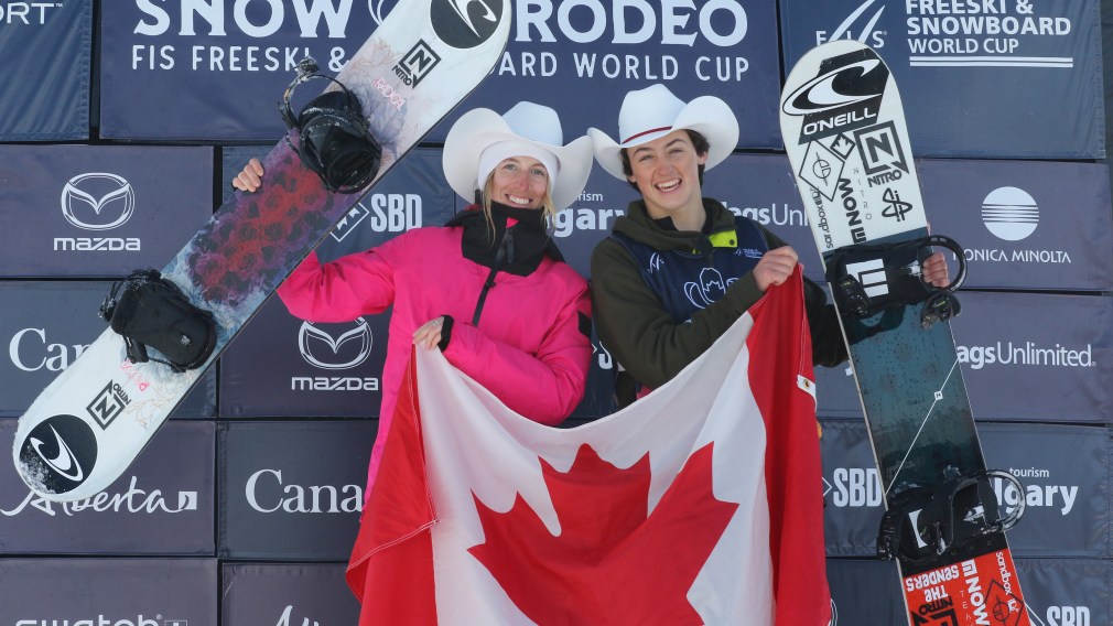 Laurie Blouin snowboards to slopestyle gold, Liam Brearley captures bronze in Calgary