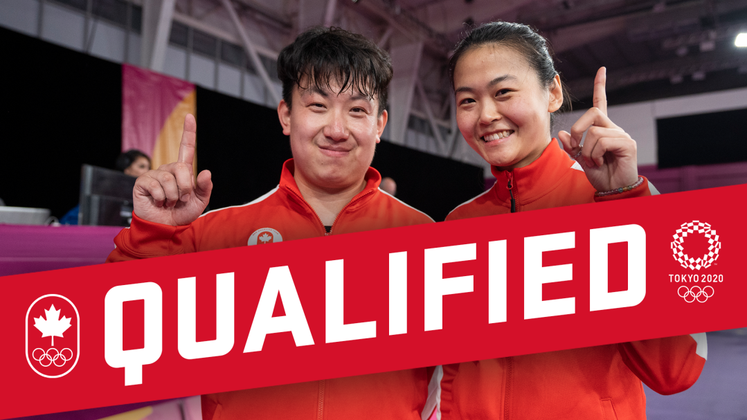 Qualified graphic with photo of Mo Zhang and Eugene Wang