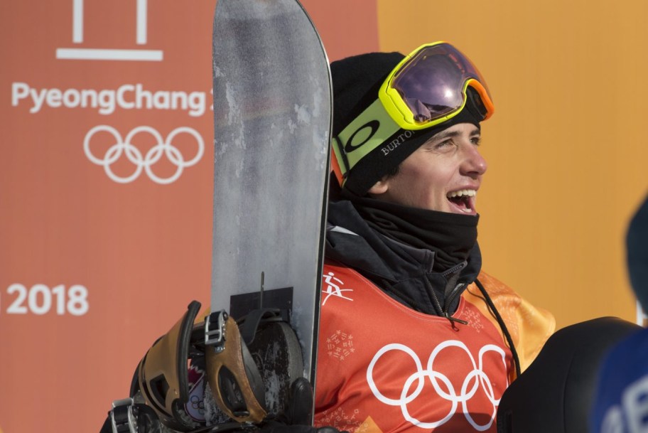 Mark McMorris après une descente.