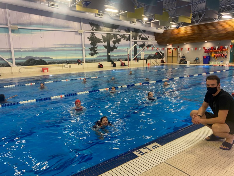 Constantine Kudaba Swimmers in the water