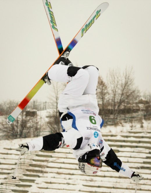 Maxime Dufour-Lapointe Canada's Maxime Dufour-Lapointe competes during the ladies World Cup freestyle moguls event in Calgary, Alta., Saturday, Jan. 3, 2015.