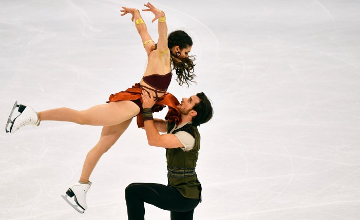 Laurence Fournier Beaudry,Nikolaj Sorensen Laurence Fournier Beaudry and Nikolaj Sorensen of Canada perform