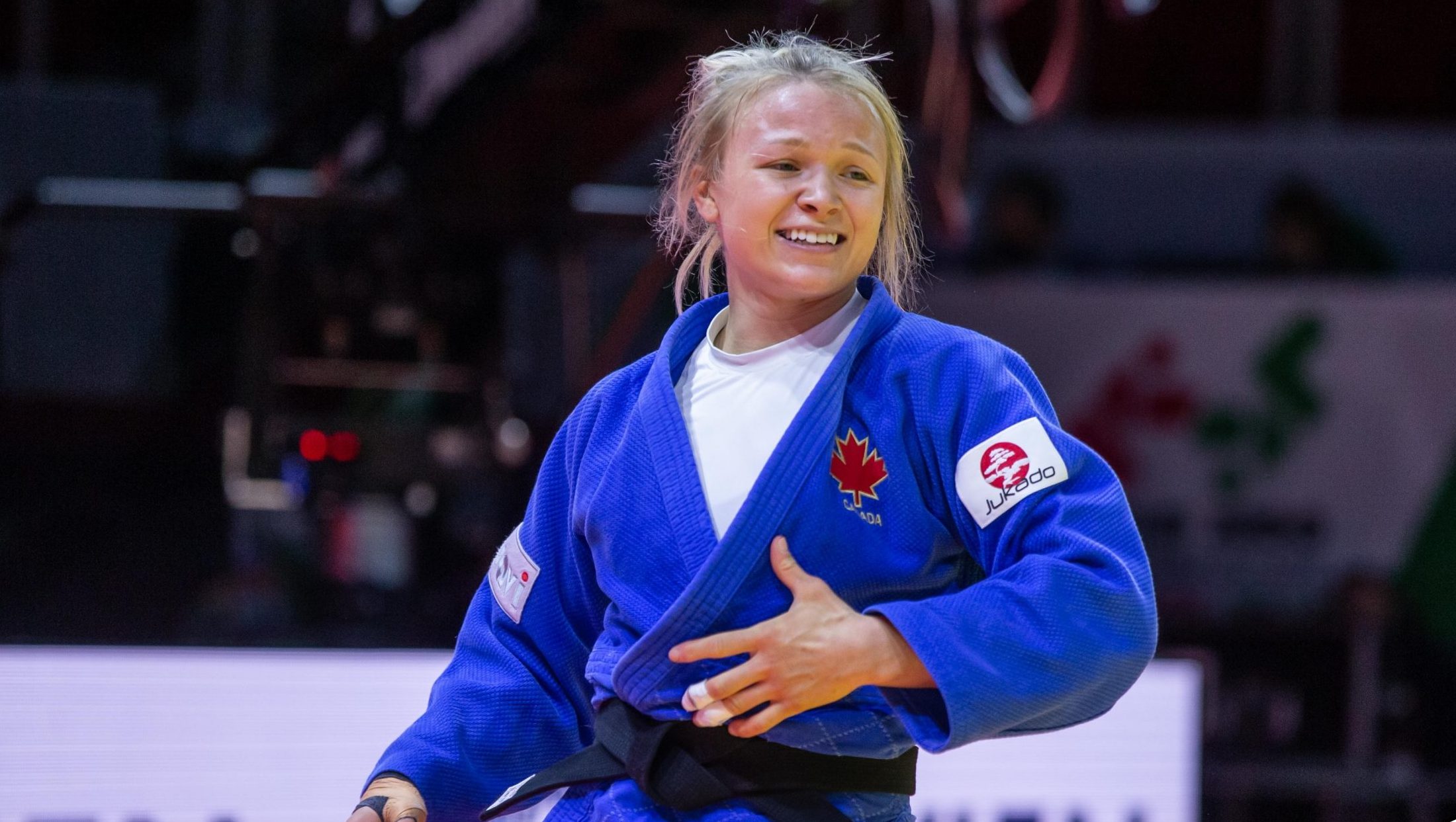 Klimkait wins gold and Olympic ticket at World Judo Championships