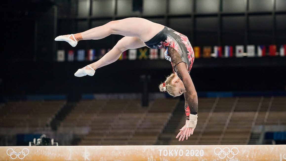 What are the differences between artistic gymnastics and rhythmic