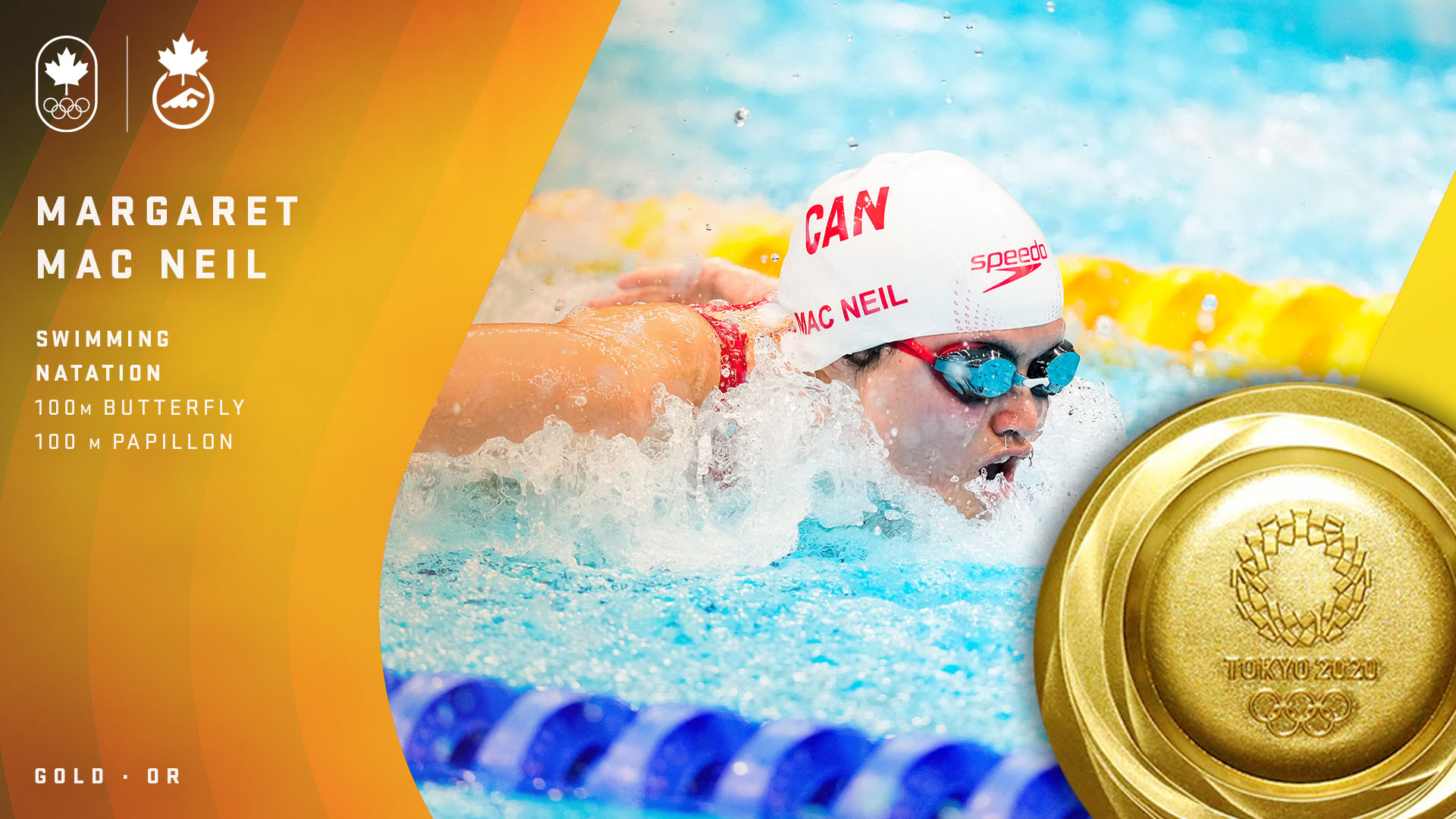 Mac Neil wins medal in 100m butterfly at Tokyo 2020 - Team ...