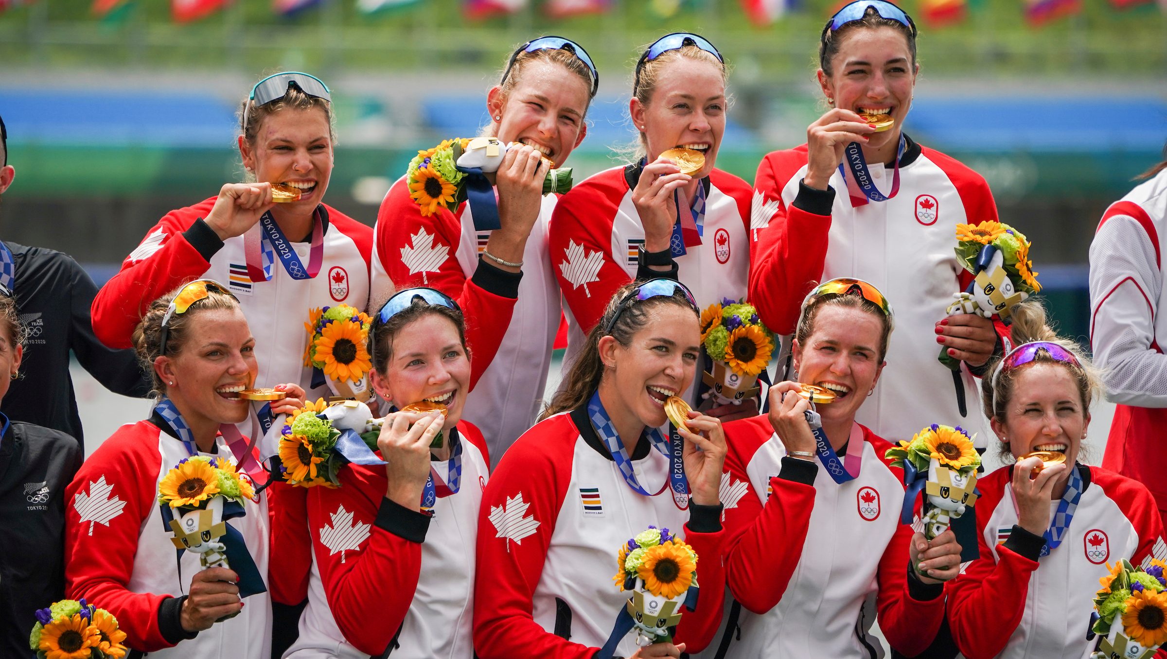 Belief In The Crew Has Canadian Women S Eight Celebrating Tokyo Gold Team Canada Official Olympic Team Website