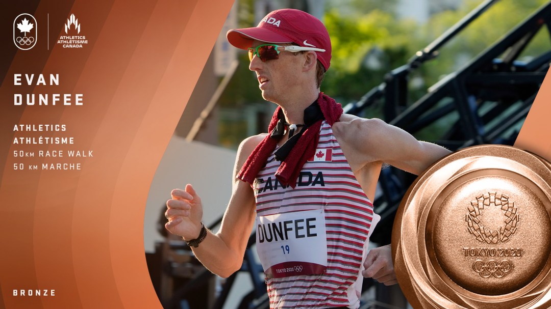 Dunfee wins 50km race walk bronze at Tokyo 2020 - Team Canada - Official Olympic Team Website