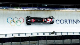 Dawn Richardson Wilson competes in bobsleigh.