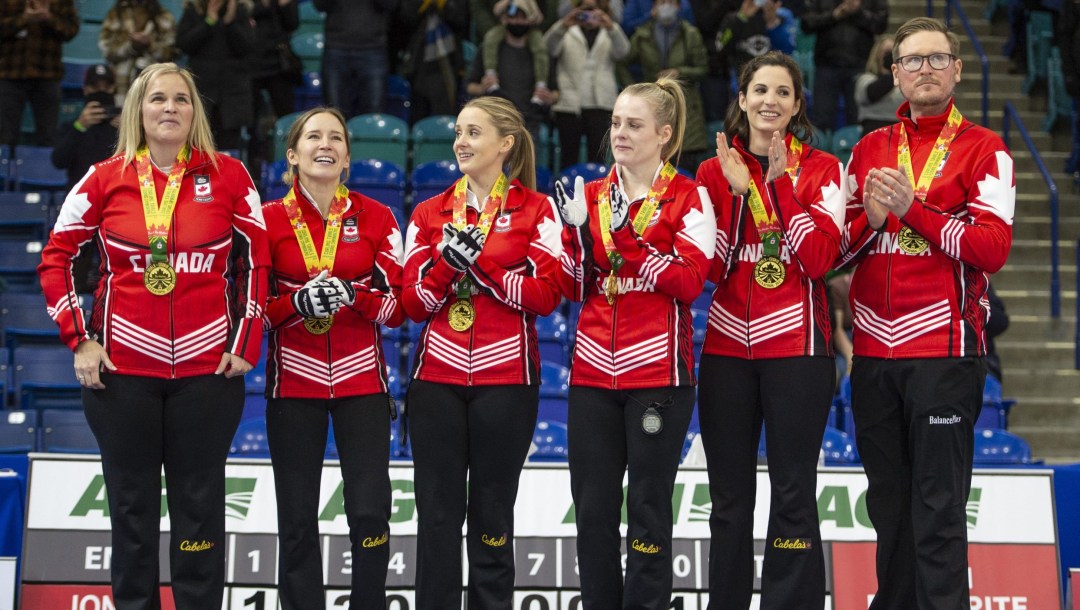 Team Jones stand on podium at Canadian curling trials