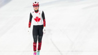 Danaé Blais competes in short track speed skating.