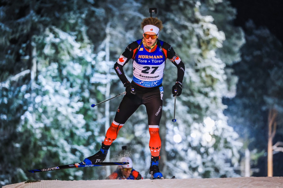 Jules Burnotte (CAN) - IBU World Cup Biathlon, sprint men, Oestersund (SWE).