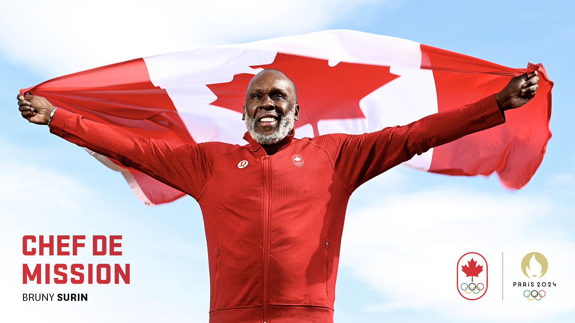 Bruny Surin named Team Canada’s Paris 2024 Chef de Mission Team