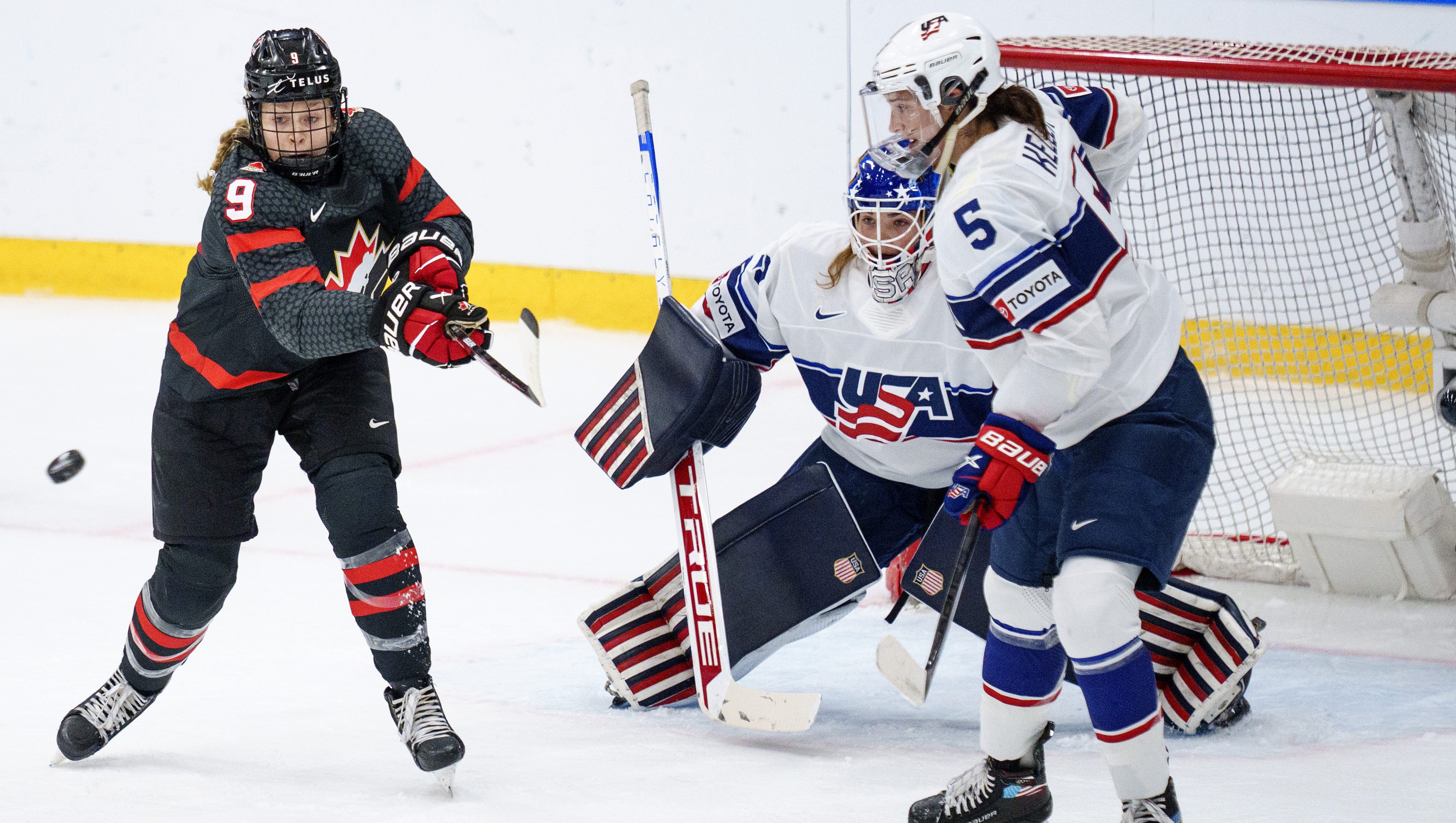 United States edges Canada in final womens world hockey championship preliminary game - Team Canada