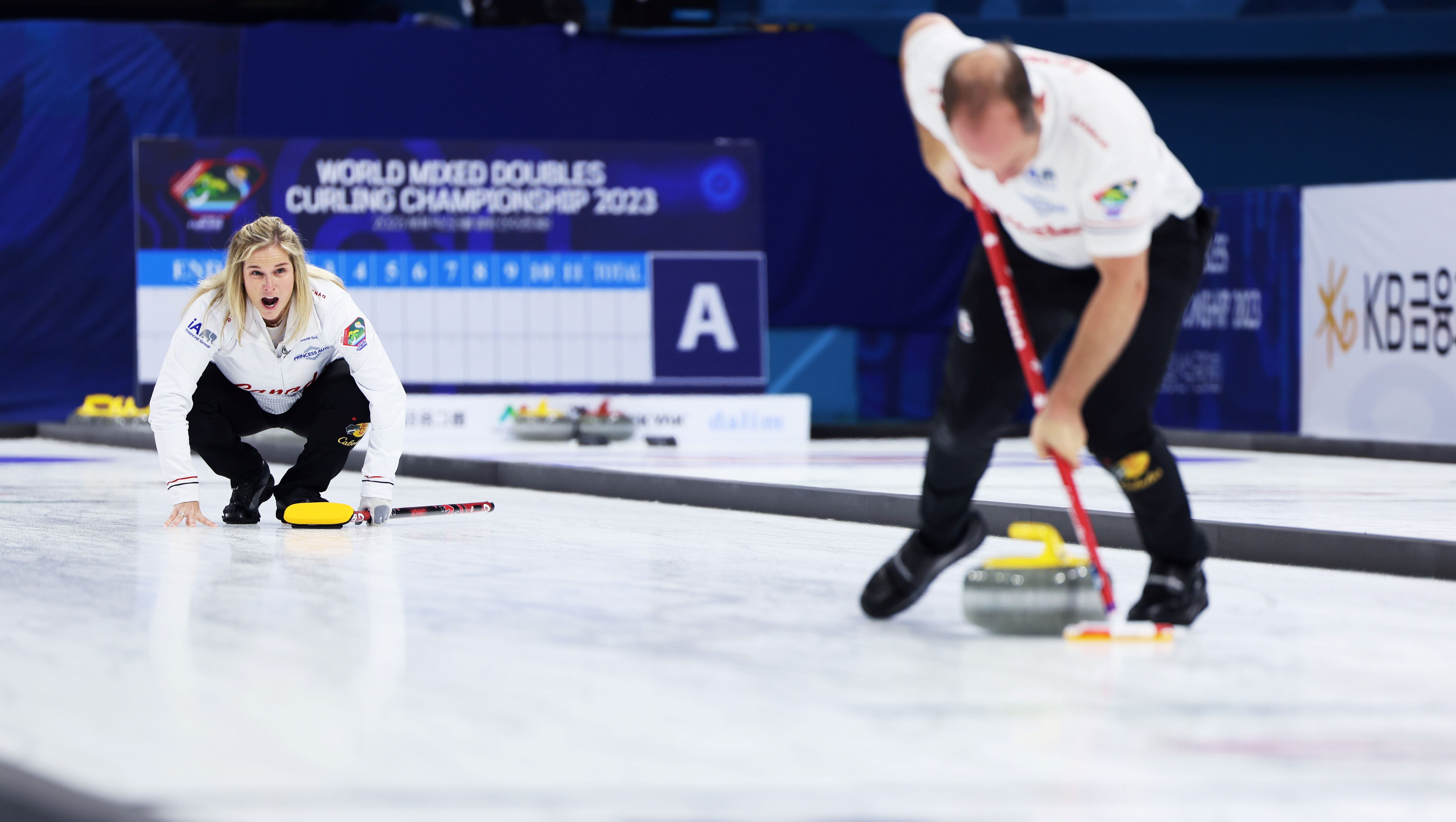 Jones and Laing to play for bronze at mixed doubles curling worlds - Team Canada