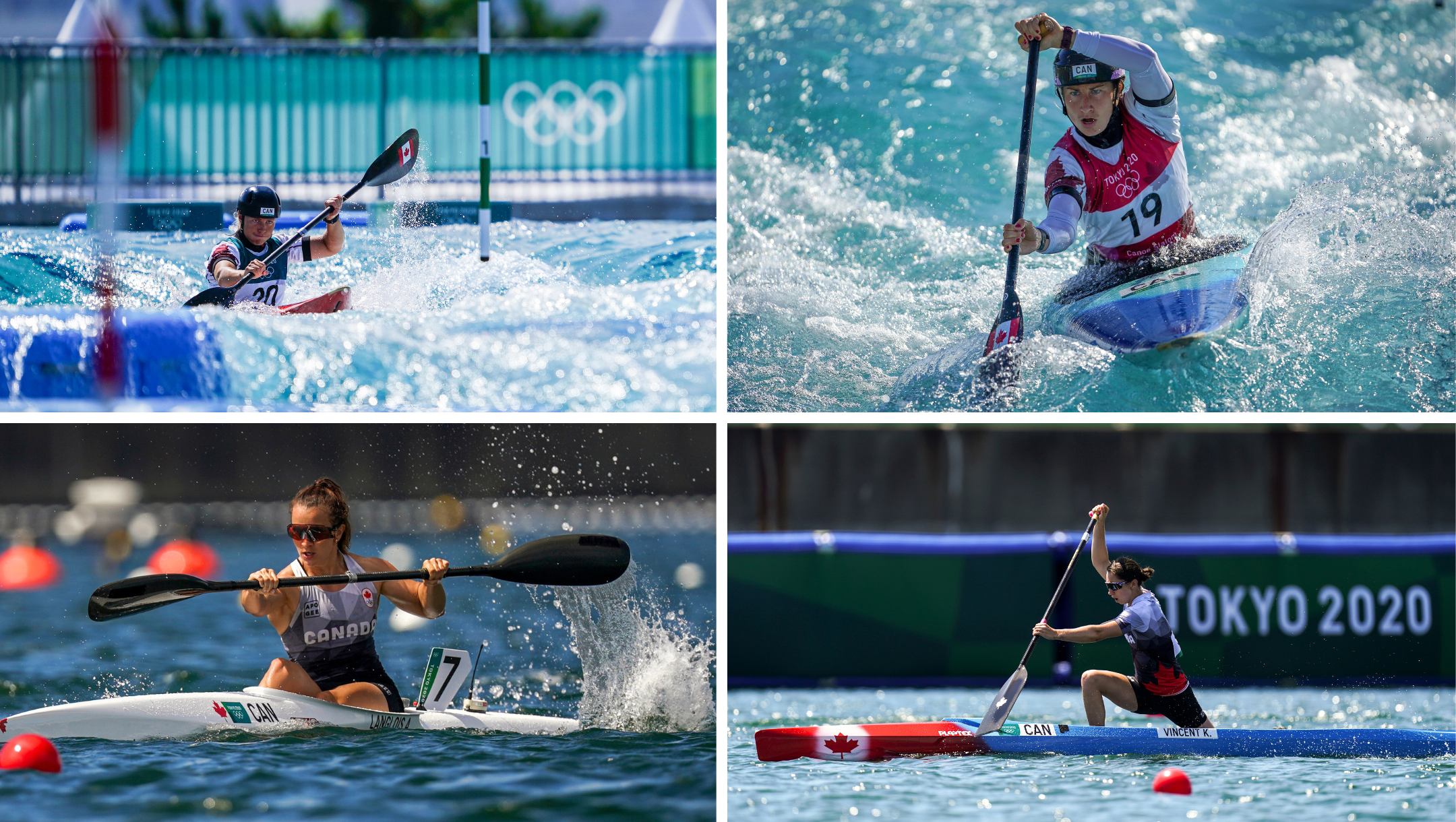 What are the differences between canoes and kayaks, sprint vs slalom events?