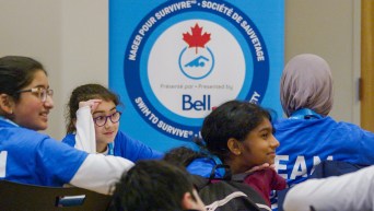 Kids listen to instruction at Bell for Better event on water safety