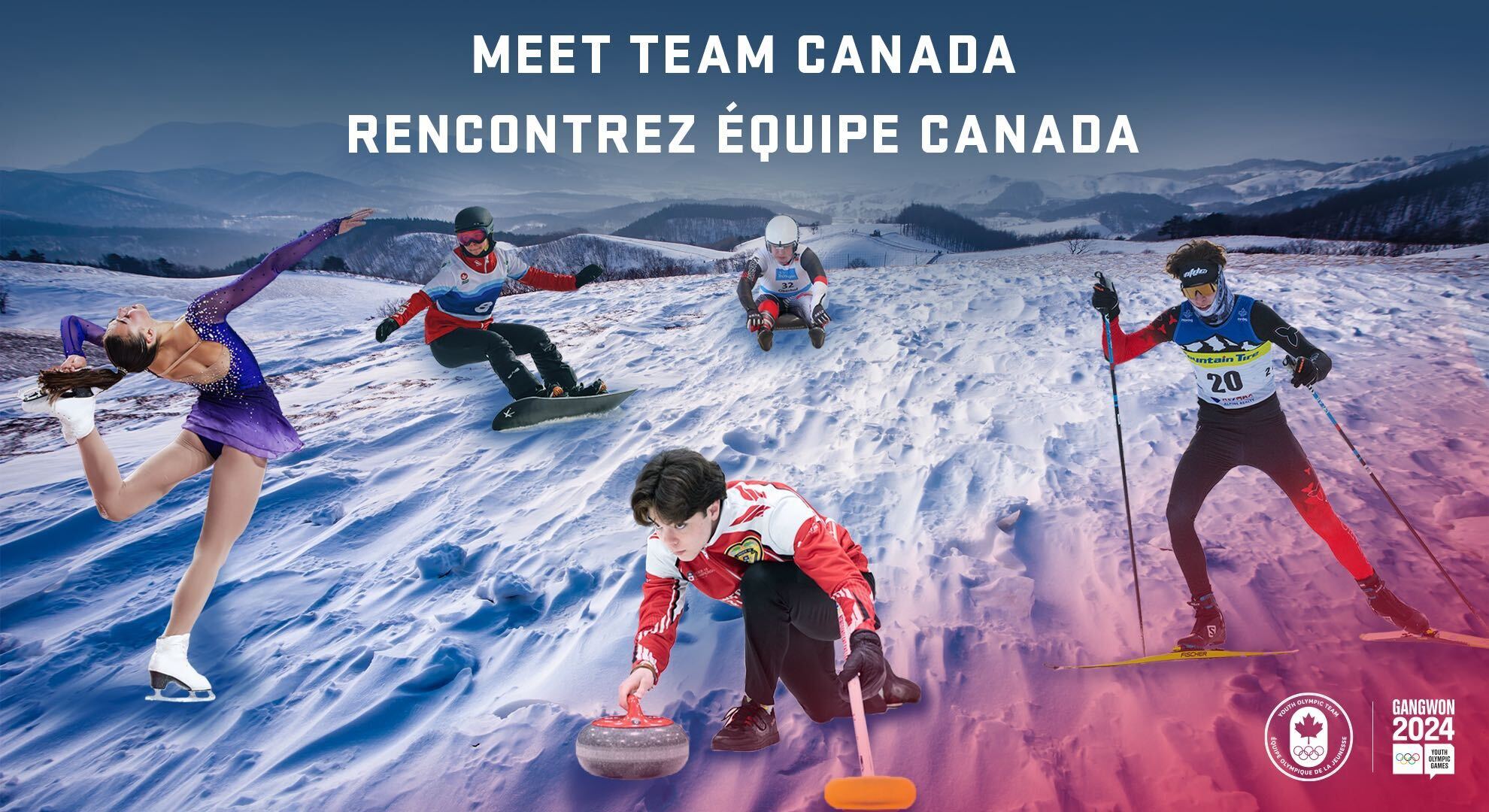 Meet Team Canada for the Gangwon 2024 Winter Youth Olympic Games Team
