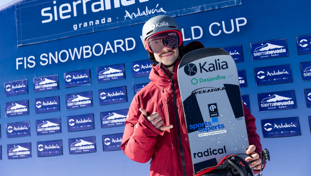 World Cup Snowboard Cross - Canada's Eliot Grondin