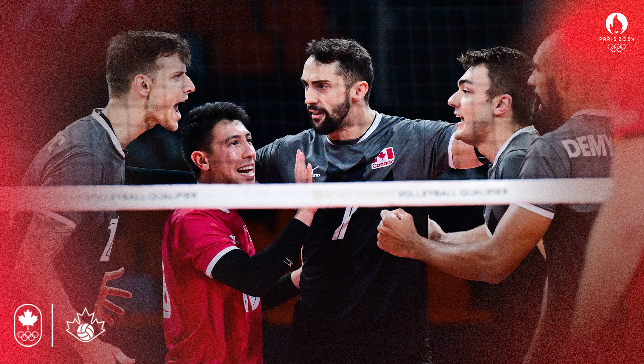 Team Canada’s Paris 2024 men’s volleyball team unveiled Team Canada Official Olympic Team