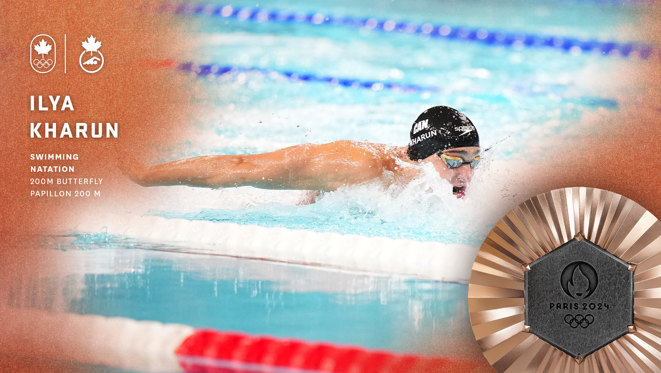 Kharun swims to bronze for Canada's first ever Olympic podium in men's