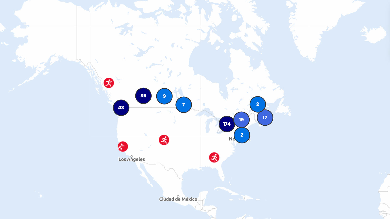 Team Canada Athletes Map Paris 2024 Team Canada Official Olympic