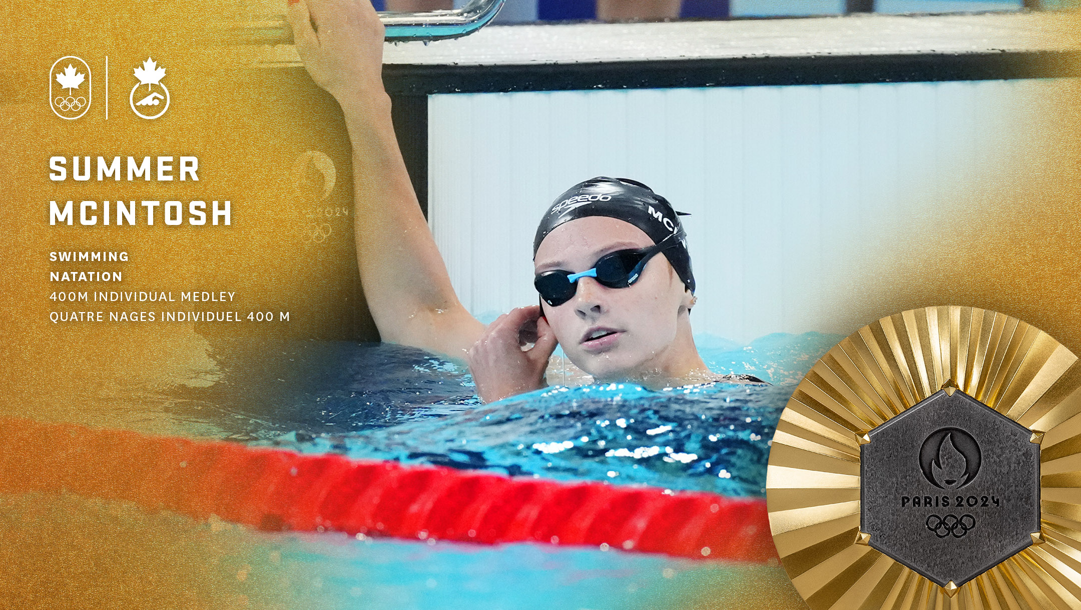 Summer McIntosh wins 400m IM gold at Paris 2024 Team Canada
