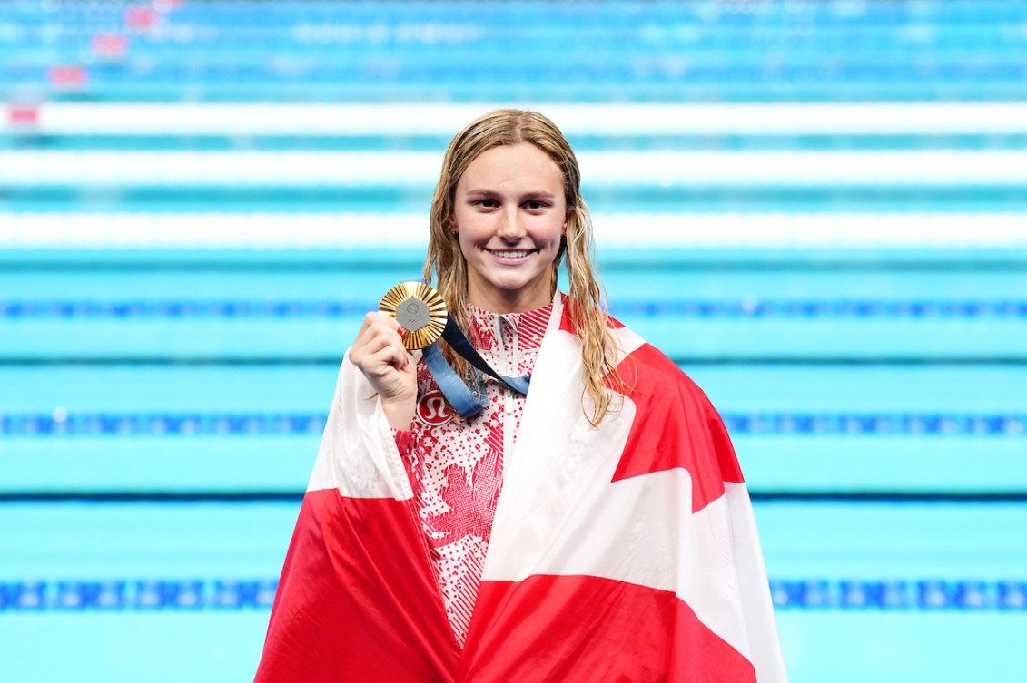 McIntosh completes gold medal hat trick in the pool at Paris 2024