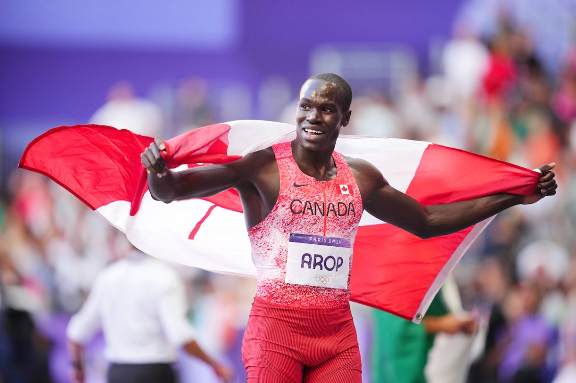 Marco Arop a breath away from gold in closest ever Olympic 800m finish 