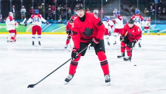Colton Parayko competes in ice hockey.
