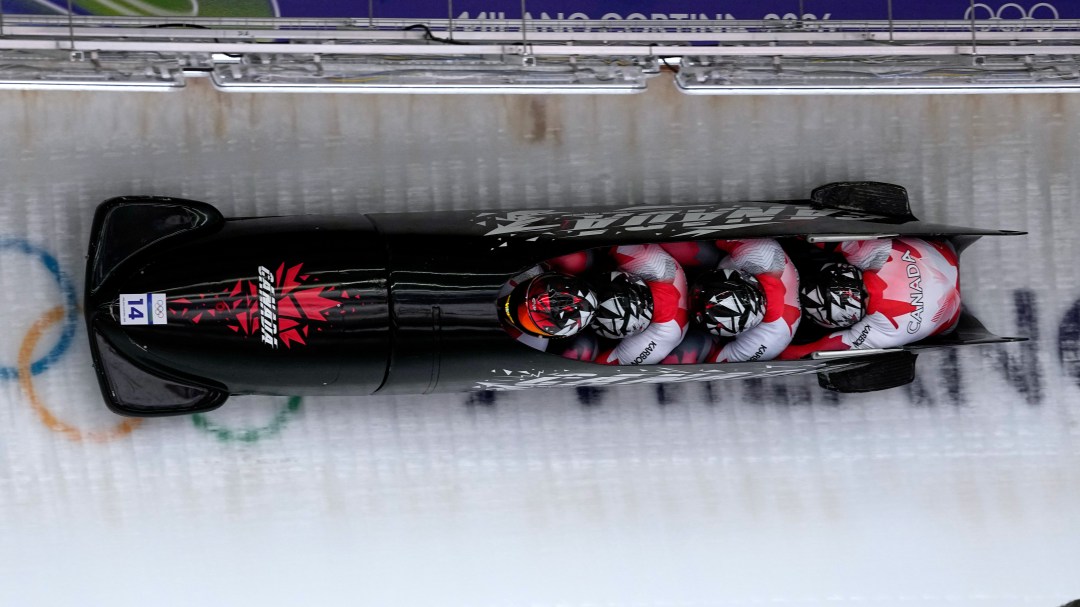 Mark Zanette competes in bobsleigh.